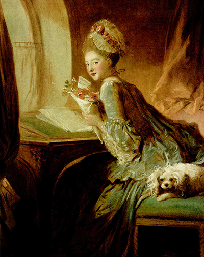 The Love Letter Jean-Honore Fragonard